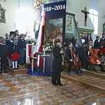 Rybitwy, 11.11.2014. 96. rocznica odzyskania niepodległości. Montaż słowno-muzyczny w wykonaniu chóru Szczygiełki.