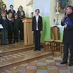 Rybitwy, 11.11.2014. 96. rocznica odzyskania niepodległości. Podziękowanie za występ – pan Grzegorz Kapica.