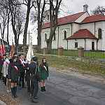 Boiska 11.11.2015. Przemarsz pod pomnik.