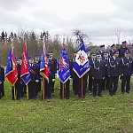 Boiska 11.11.2015. Poczet sztandarowy.