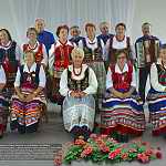 Józefów nad Wisłą, 20-10-2016. Zespół Śpiewaczy Klubu Seniora w Józefowie nad Wisłą.