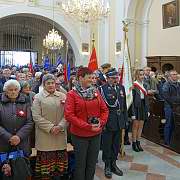Święto Niepodległości. 11 listopada 2018 roku, Józefów nad Wisłą. Msza św. dziękczynna. <i>Boże,  niech nasze chrześcijańskie życie będzie przepełnione żarliwością o sprawy Boże</i>