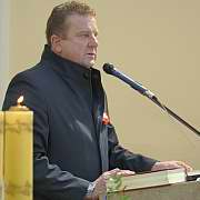 Święto Niepodległości. 11 listopada 2018 roku, Józefów nad Wisłą. Msza św. dziękczynna.