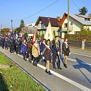 Święto Niepodległości. 11 listopada 2018 roku, Józefów nad Wisłą. Marsz Niepodległości. <i>Dziękujemy Ci, Boże, za Twoje wejście w dzieje naszej ojczyzny i każdego z nas.</i>