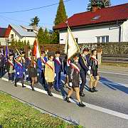 Święto Niepodległości. 11 listopada 2018 roku, Józefów nad Wisłą. Marsz Niepodległości.