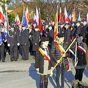 Święto Niepodległości. 11 listopada 2018 roku, Józefów nad Wisłą. Marsz Niepodległości.