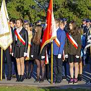 Święto Niepodległości. 11 listopada 2018 roku, Józefów nad Wisłą. Marsz Niepodległości.