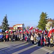 Święto Niepodległości. 11 listopada 2018 roku, Józefów nad Wisłą. Marsz Niepodległości. <i>Duchu Święty, spuść swoje siedmiorakie dary i mnogie owoce na cały naród.</i>